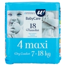 18 PANNOLINI BABY CARE MAXI DRY COMFORT 7-18 KG U! Confronta & Risparmia